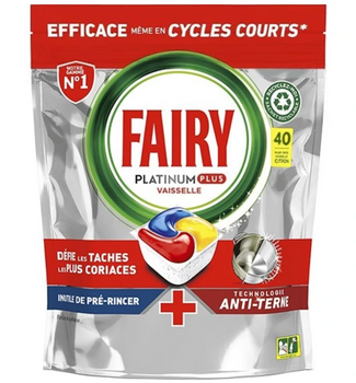 Fairy Kapsułki Platinum Plus Kapsułki Do Zmywarki Lemon 40 szt