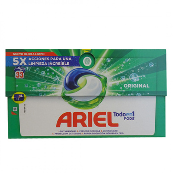 Ariel All-in-1 Capsule de spălare Cutie de carton originală 33 buc