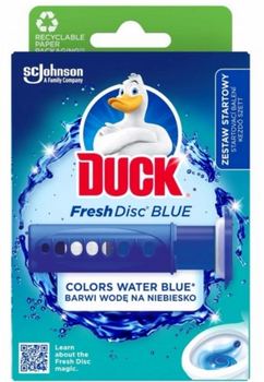 Duck Fresh Discs Żelowy krążek do toalety Blue 6 szt