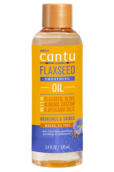 Cantu Flaxseed Oil Smoothing Curls Waves 100ml Rinse-off