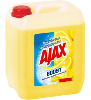 Ajax Boost detergent universal pentru pardoseli Soda și lămâie 5 L