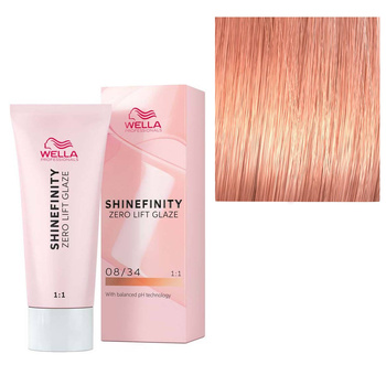 Wella Shinefinity 60 ml 08/34 Roșu