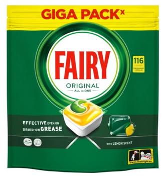 Fairy Orginal All in one Lemon Kapsułki do zmywarki 100 szt