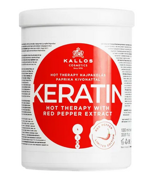 Kallos Keratin Maske mit rotem Pfefferextrakt 1000 ml