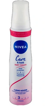 Nivea Care &amp; Hold Soft Touch Hair Mousse 150 ml