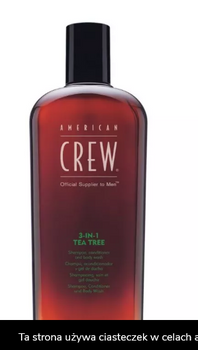 American Crew Tea Tree 3 in 1 Sh.+Cond.+Gel 250ml