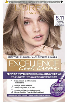 L'Oreal Paris Excellence Cool Creme Hair dye 8.11 Ultra Ultra Light Blonde
