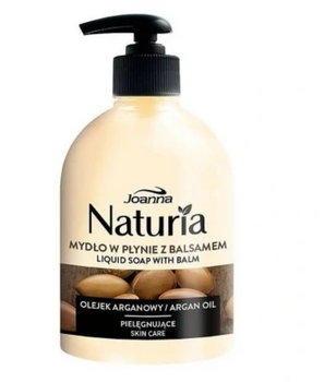 Joanna Naturia Flüssigseife mit Arganöl Balsam 500 ml Pumpe