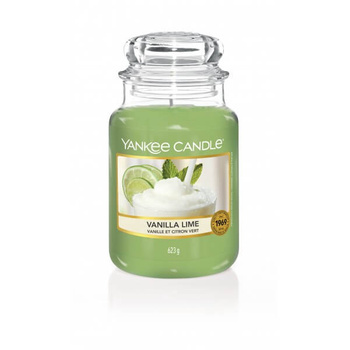 Yankee Candle großes Glas Vanille-Limette 623 g