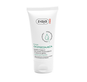 Ziaja Med Trattamento detergente Pasta lavante viso esfoliante con argilla verde 75 ml