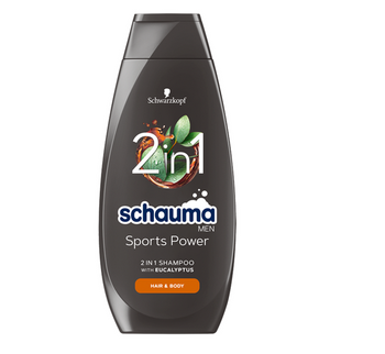 Schauma Men 2 in 1 Sport Power Shampoo 400 ml