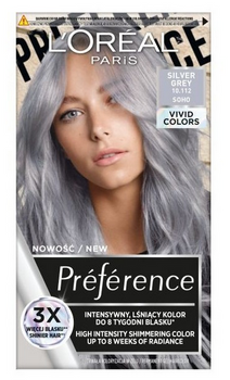 L'Oreal Paris Recital Hair dye Silver Grey 10.112 Vivid Colors