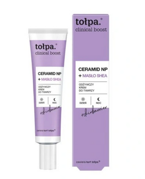 Tolpa Clinical Boost Ceramide NP + cremă de față hrănitoare cu unt de shea 40 ml