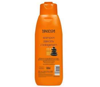 Shampoo all'uovo BingoSpa con collagene 500 ml