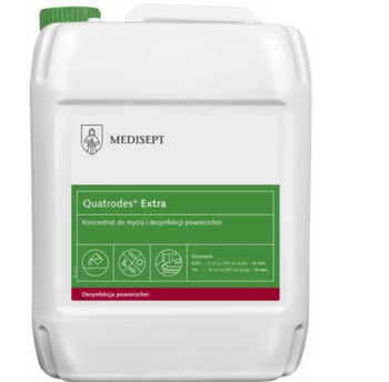 Quatrodes Extra 5 L Concentrate for cleaning and disinfecting surfaces Medisept