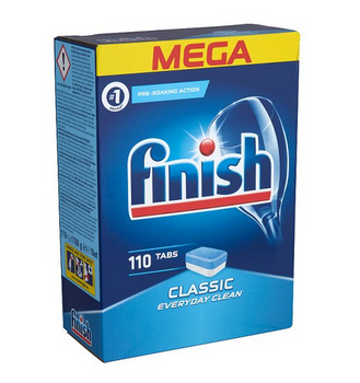 Finish Classic Everyday Clean Mega 110pcs Dishwasher tablets