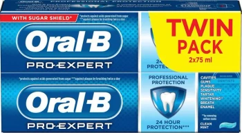 Oral-B Pasta do zębów Pro-Expert Professional Protection Cleaning Crystal 2x75 ml