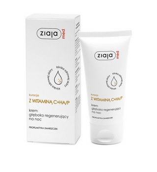 Ziaja Med Treatment with Vitamin C+HA/P Deeply regenerating night cream 50 ml
