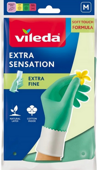 Vileda Mănuși din cauciuc Extra Sensation M