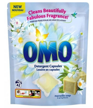 Omo Universal Washing Capsules Marseilles Soap 42 pcs