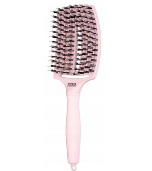 Olivia Garden 96 Finger Brush Pastel Pink Large Brush
