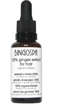 Bingospa Diluant pentru păr 30 ml Extract de ghimbir 100%