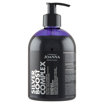 Joanna Professional Silver Boost Complex Haarshampoo belichtende Farbe 500 g