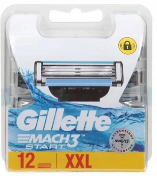 Gillette Mach3 START razor cartridges 12 pcs