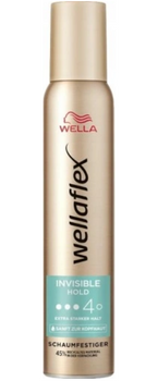 Wellaflex Invisible Hold Extra Strong Hair Mousse 200ml