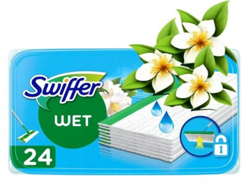 Swiffer Moist Cloths 24 pcs / Wet Mop Refills White Flowers