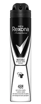 Rexona Men Invisible Black &amp;White Deodorant 200ml