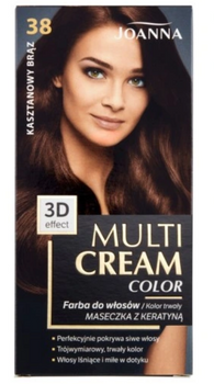 Joanna Multi Cream Color Hair dye Chestnut Brown 38