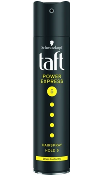 TAFT 5 Power Express Haarspray 250 ml Sofortiger Halt