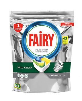 Fairy Platinum All In One Kapsułki do zmywarek automatycznych 43 szt.