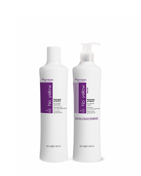 FANOLA No Yellow Shampoo 350ml + Maschera 350ml - Set