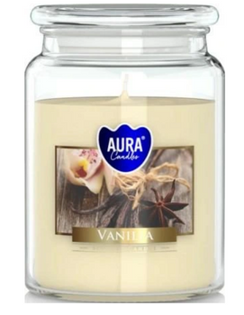 Bispol Scented Candle in Glass 500 g Vanilla