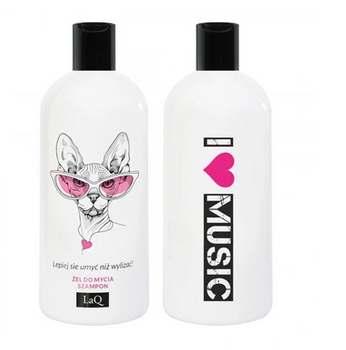Laq Washing gel and hair shampoo 2in1 300 ml CAT
