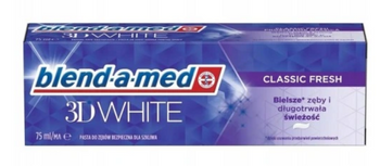 Blend-A-Med Pastă de dinți 3D White Classic Fresh 75 ml Albire și reîmprospătare
