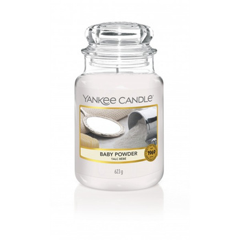 Yankee Candle Baby Powder Słoik Duży 623g