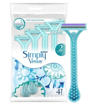 Gillette Simply Venus 2 Razor 4 Piece Shaver