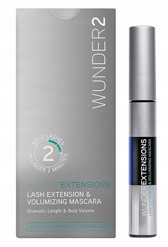 Wunder2 Lash Extens &amp; Vol Mascara Black 7.5 TESTER