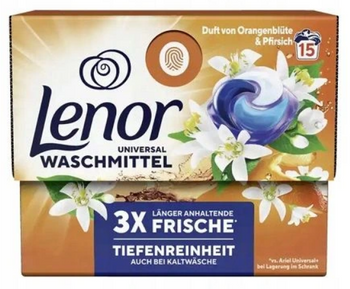 Lenor All-in-1 Pods Orangenblüte und Pfirsich 15 Kapseln