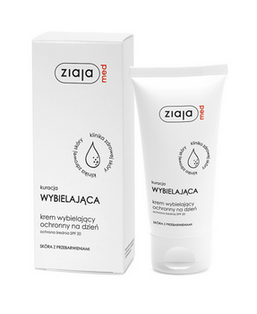 Ziaja Med Whitening Treatment Schützende Whitening-Creme für den Tag mittlerer Schutz SPF 20 50 ml