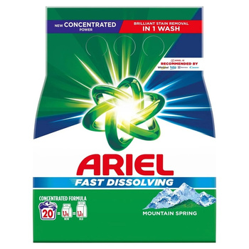 ARIEL SCHNELL AUFLÖSENDE ULTRA OXI EFFEKT WASCHMITTEL 38 WÄSCHEN 2090G