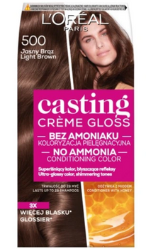 L'Oreal Paris Casting Creme Gloss Hair Colour 500 Light Brown