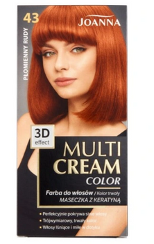 Joanna Multi Cream Color Hair dye Flame Red 43