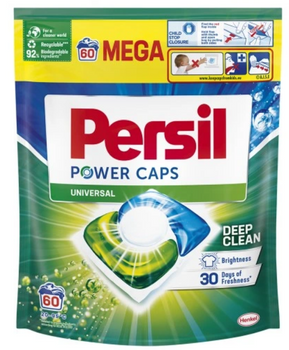 Persil Power Caps White Washing Capsules 60 pcs