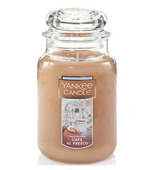 Yankee Candle Großes Glas Cafe Al Fresco 623g