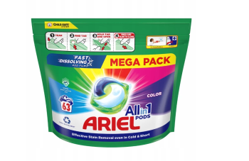 ARIEL All in 1 Pods Color Kapsułki do prania 63 szt.