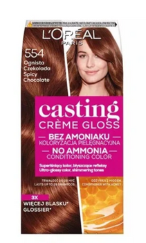 L'Oreal Paris Casting Creme Gloss Farba do włosów 554 Ognista Czekolada